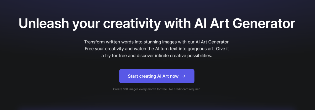 2-cfcb818d-f61a-47b6-bc6a-c1008d94a59b The Getimg.ai text-to-image generator landing page.
