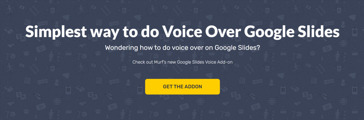 24-murf-ai-google-slides-add-on Murf AI's Google Slides Add-On landing page.