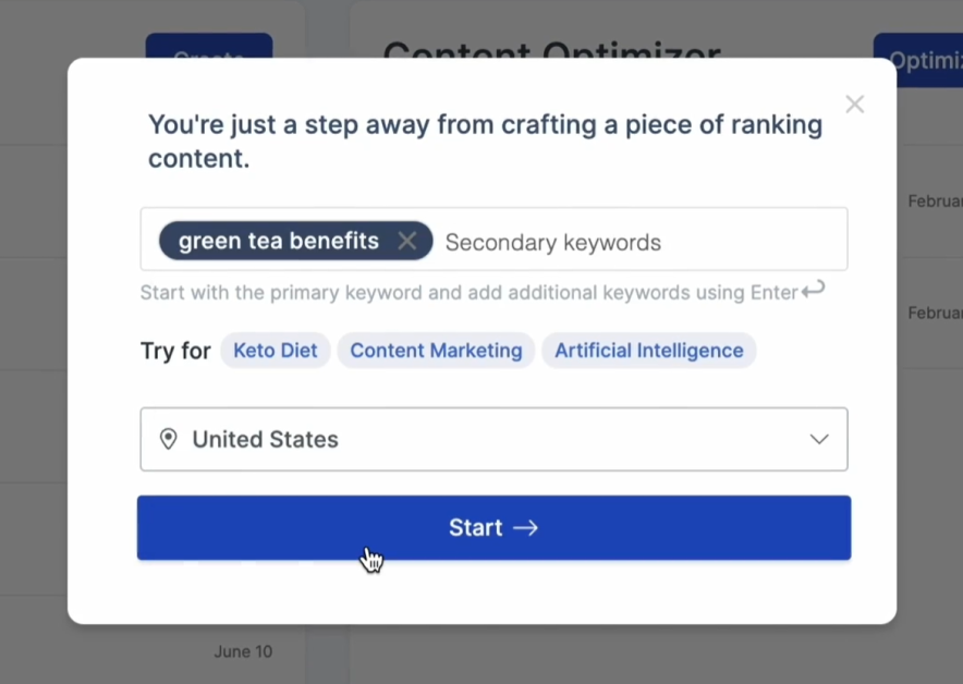 3-adding-keywords-scalenut Adding keywords using Scalenut in Cruise Mode.