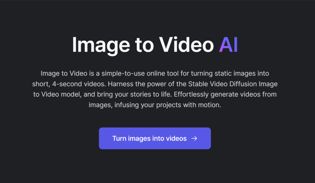 3-f6a1789c-1f77-49b8-ae76-163d08dcfade The Getimg.ai image-to-video generator landing page.