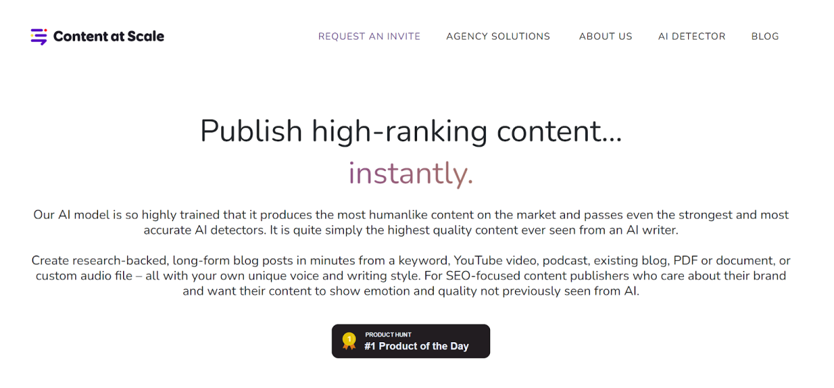 30-content-at-scale-homepage Content at Scale homepage.