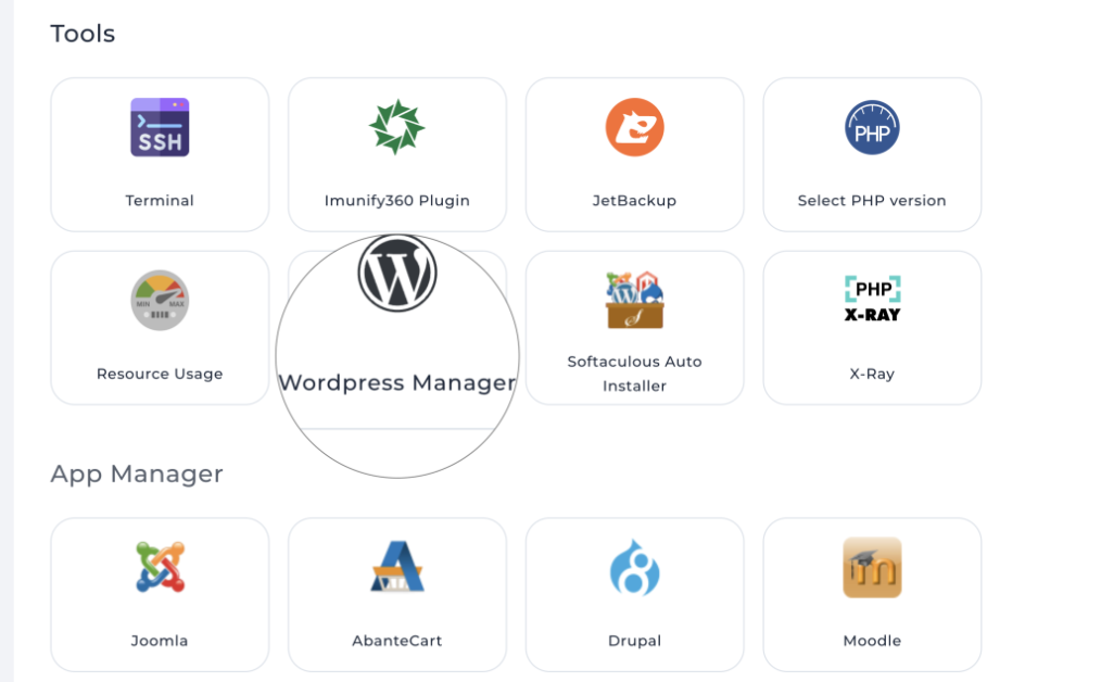 Install WordPress on Skystra 2
