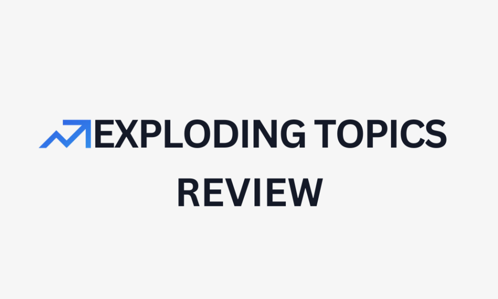 Exploding Topics review.